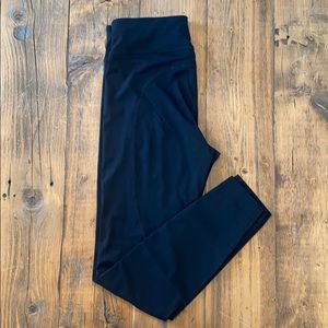 Black Neon Tape Luxe Hi-Rise 7/8 Leggings